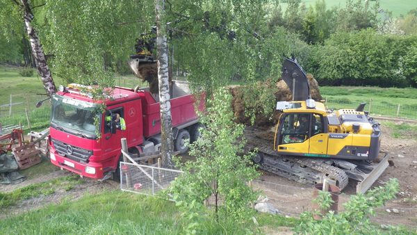 Gravearbeid utført av Brødrene Lium AS