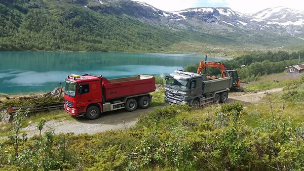 Gravearbeid utført av Brødrene Lium AS