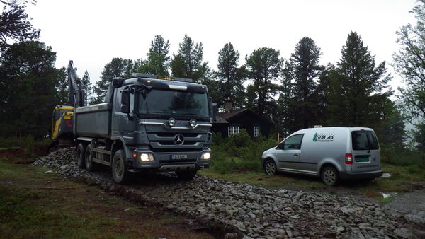 Maskinentreprenørarbeid utført av Brødrene Lium AS