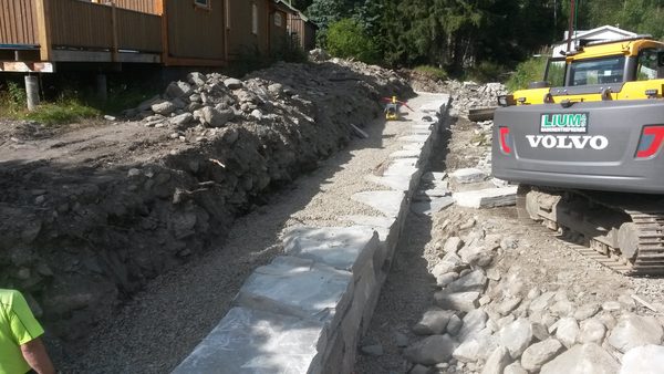 Maskinentreprenørarbeid utført av Brødrene Lium AS
